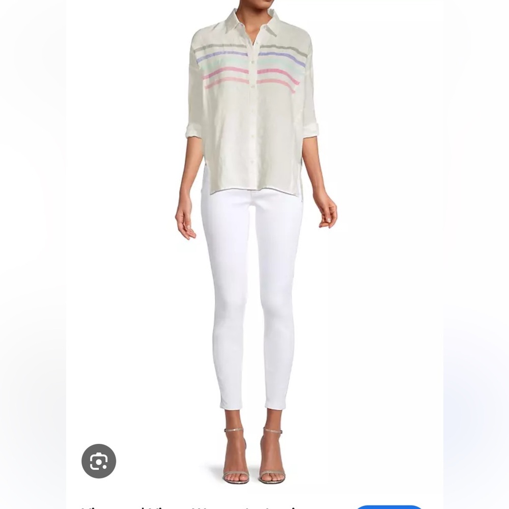 Vineyard Vines High Rise Skinny White Jeans 25